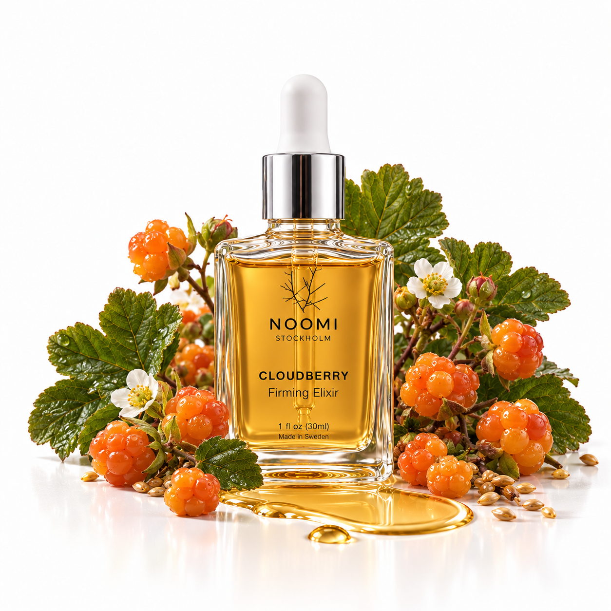 Cloudberry Firming Elixir with wild Arctic cloudberries