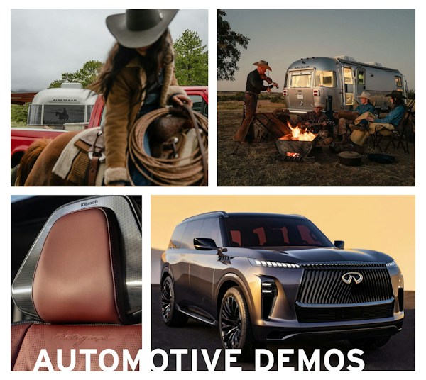 Automotive demos with INFINITI and Airstream