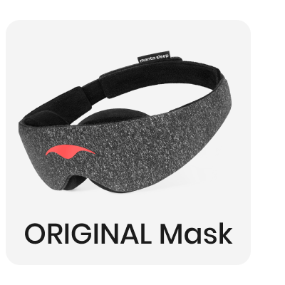 Manta ORIGINAL Sleep Mask in Carbon Black