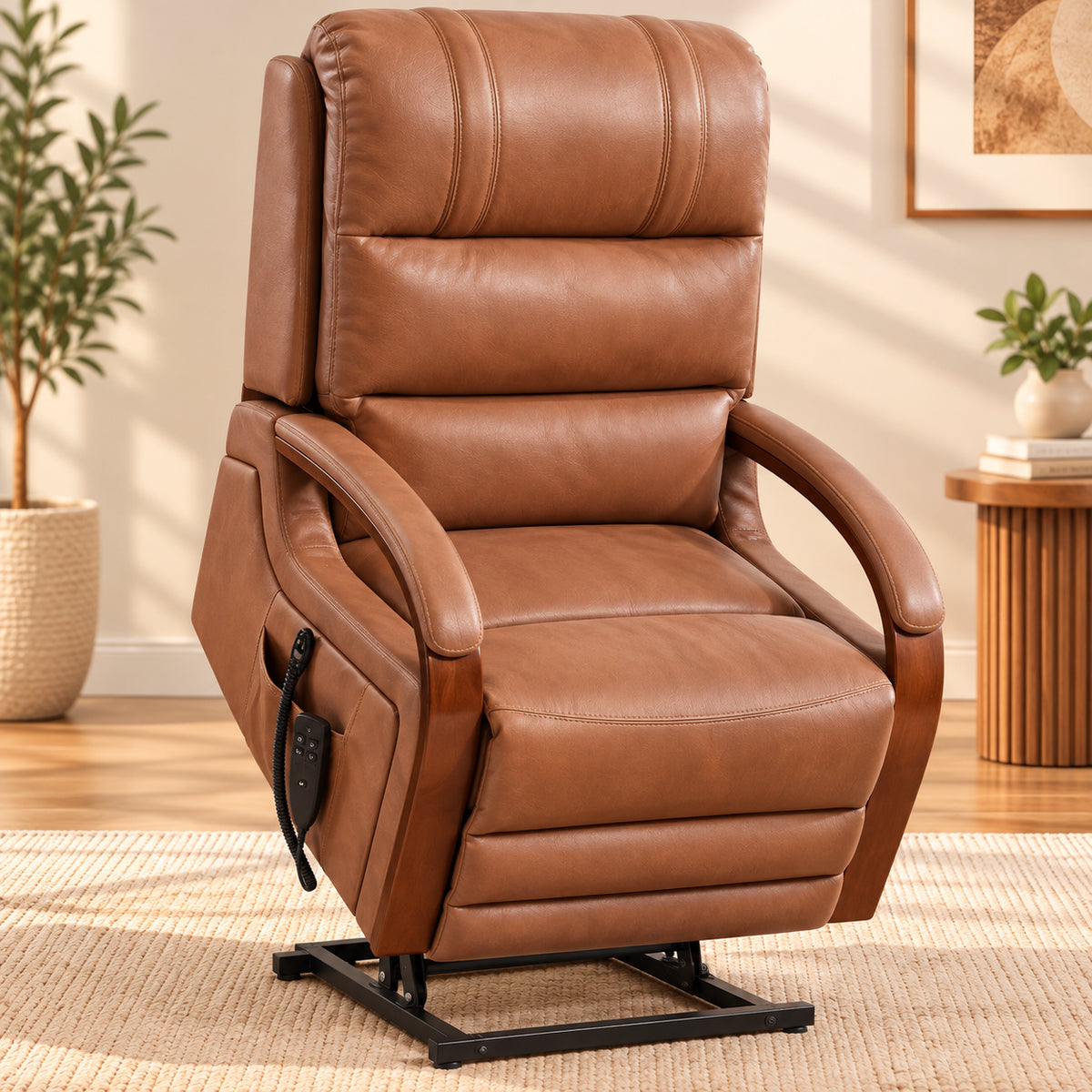 EasyHold in Orange faux leather