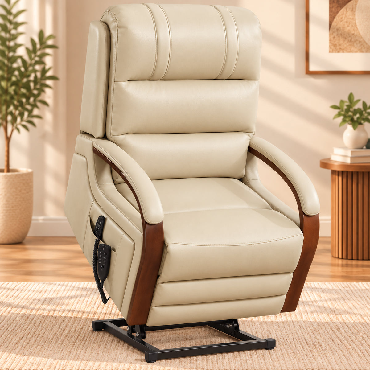 EasyHold in Beige faux leather