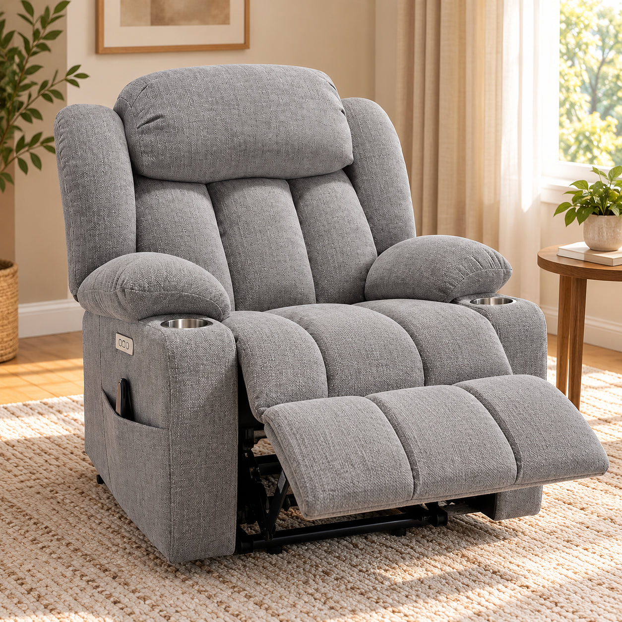 CloudPulse reclined with the footrest up