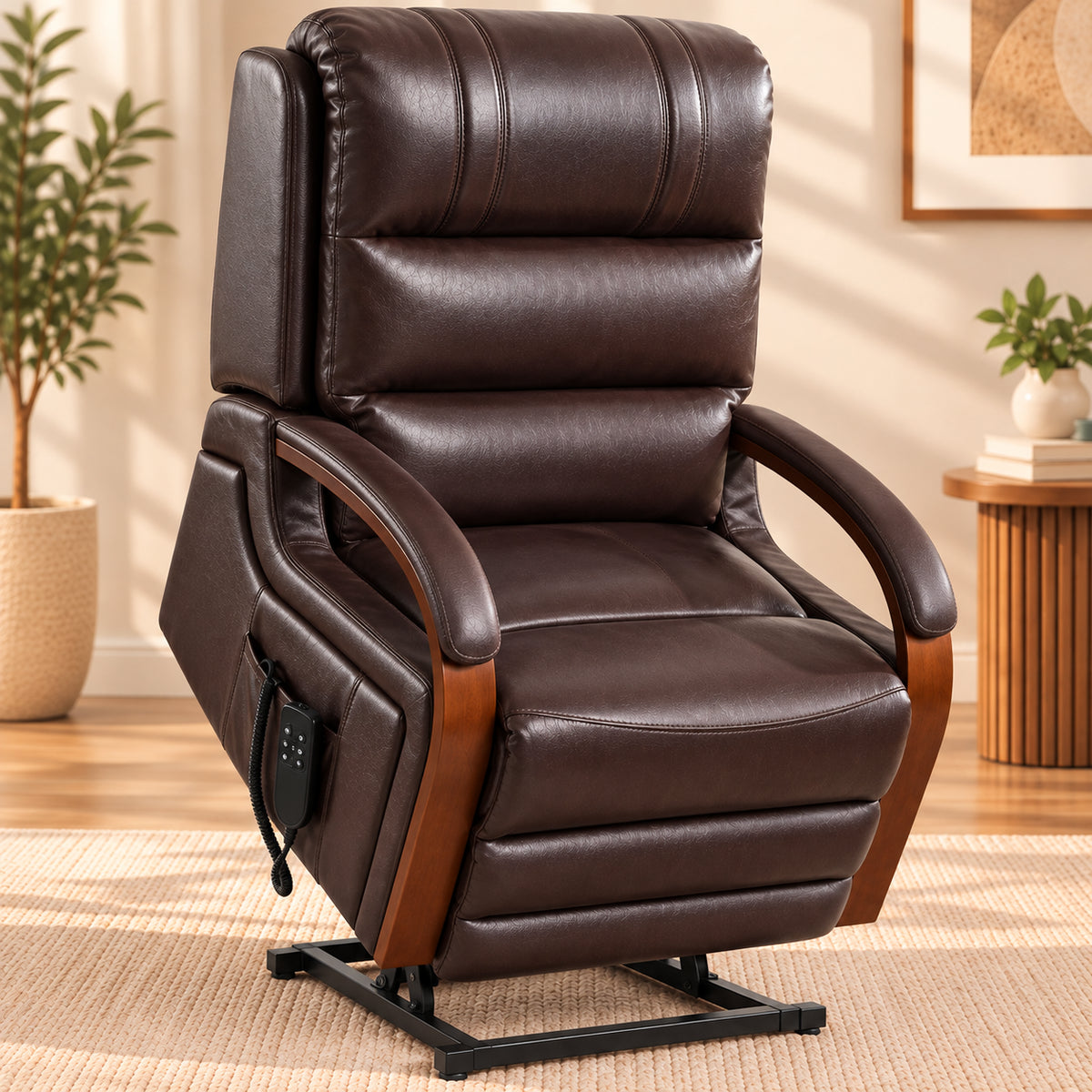 EasyHold in Dark Brown faux leather