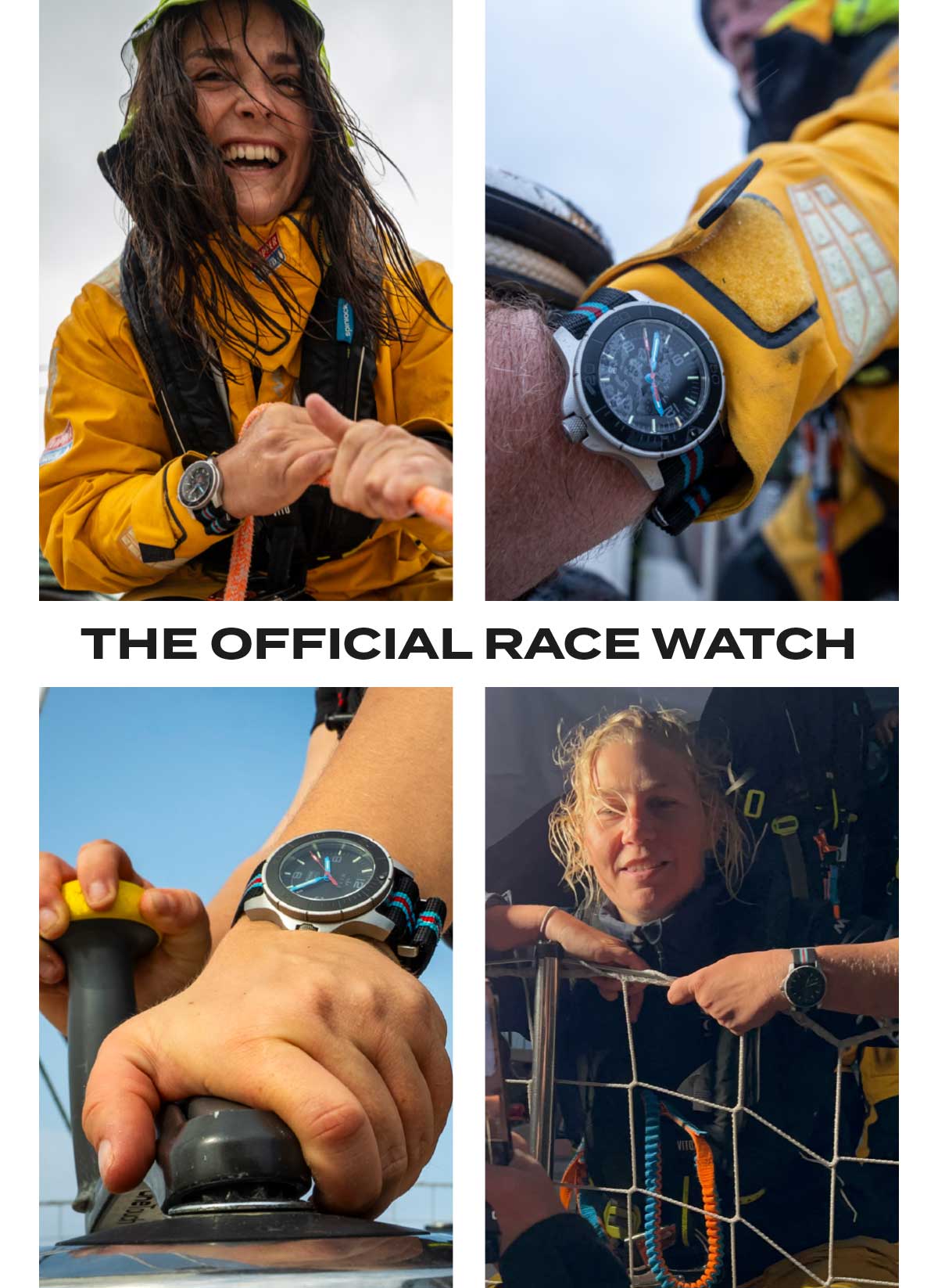 Sailors Wearing ALPHA Z Clipper Race Watch