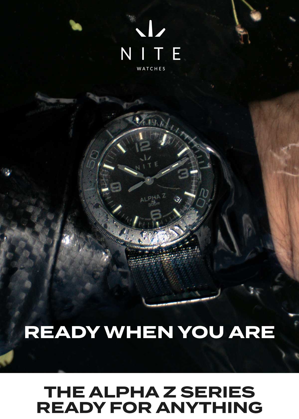 ALPHA Z watch on wrist