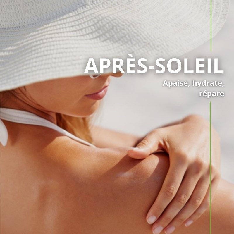 Peau nourrie et apaisée après le soleil avec l'huile d'avocat bio Naturoleum
