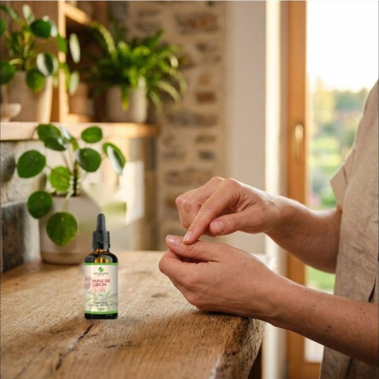 Cuticle care with Naturoleum organic castor oil, from the nails and cuticles pack