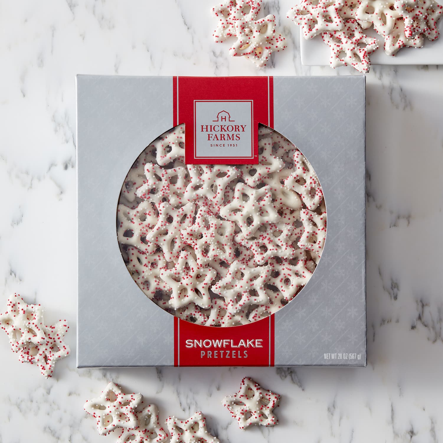 Snowflake Pretzles