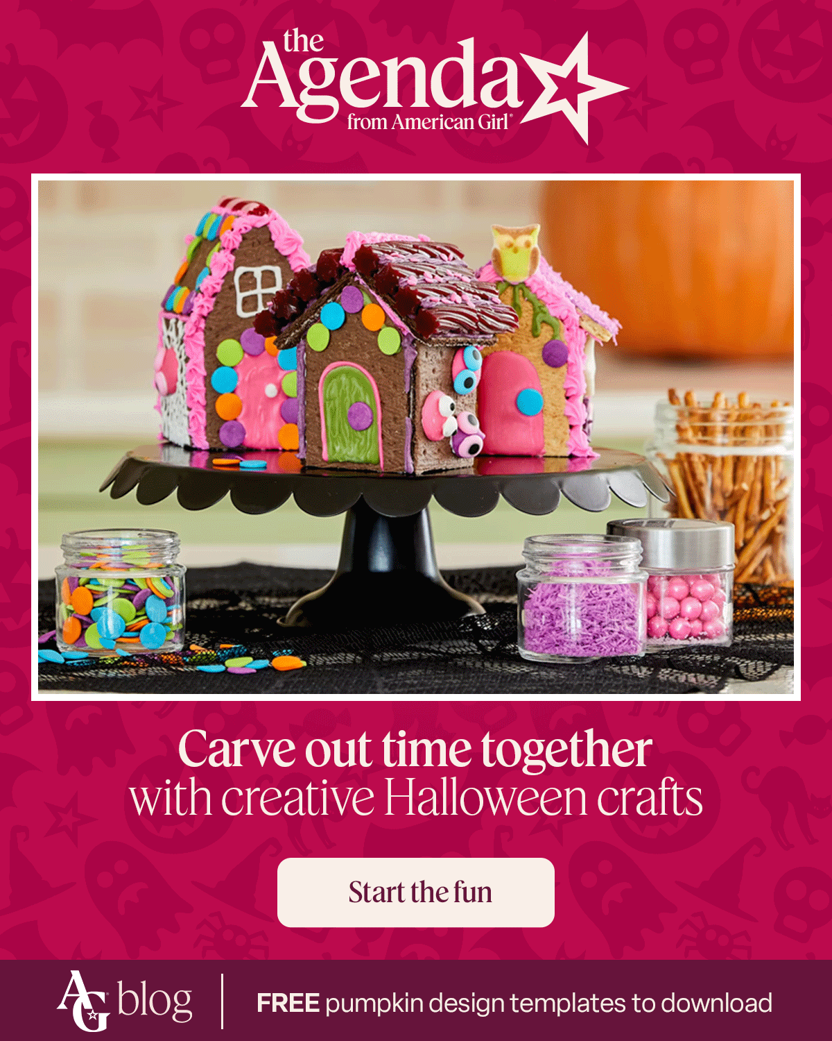 Carve out time together with creative Halloween crafts  Start the fun FREE pumpkin design templates to download
