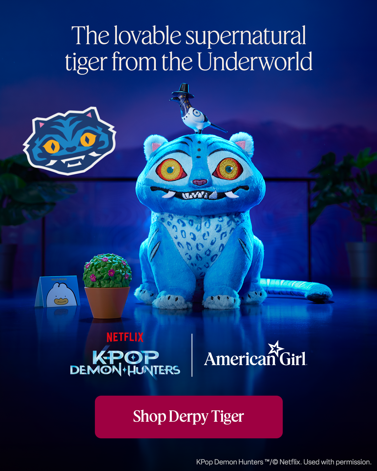 The lovable supernatural tiger from the Underworld. Shop Derpy Tiger