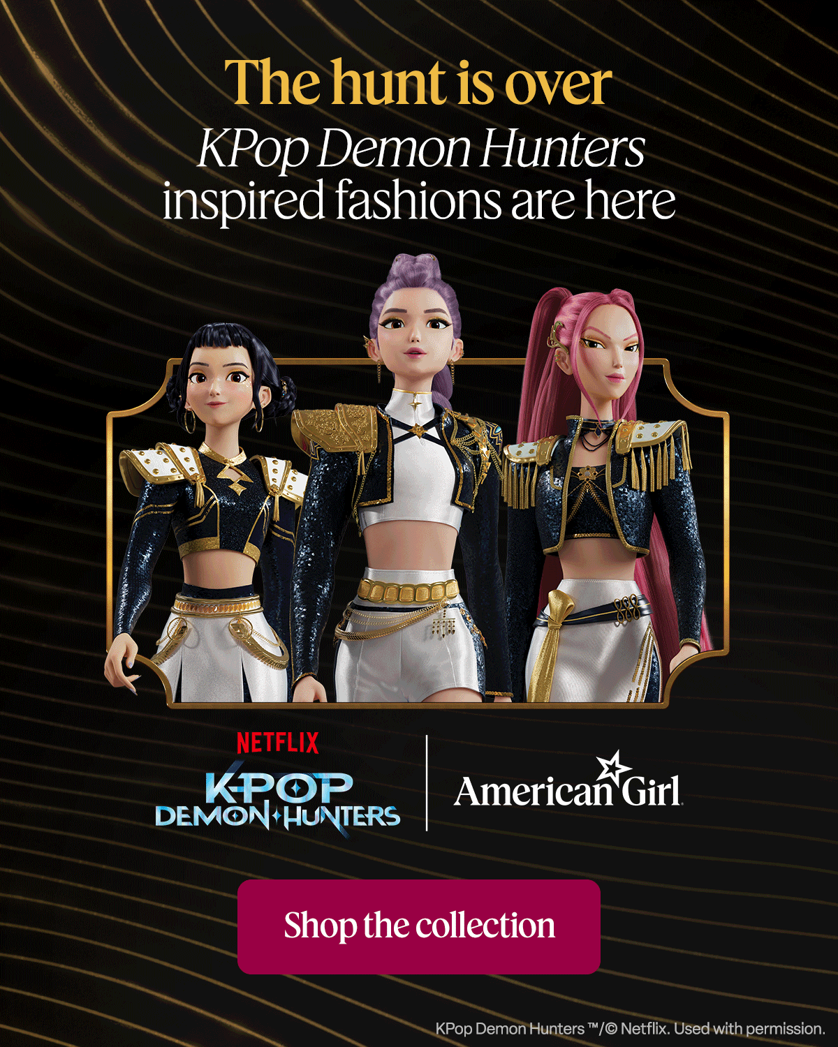 The hunt is over KPop Demon Hunters Inspired fashions are here Shop the collection