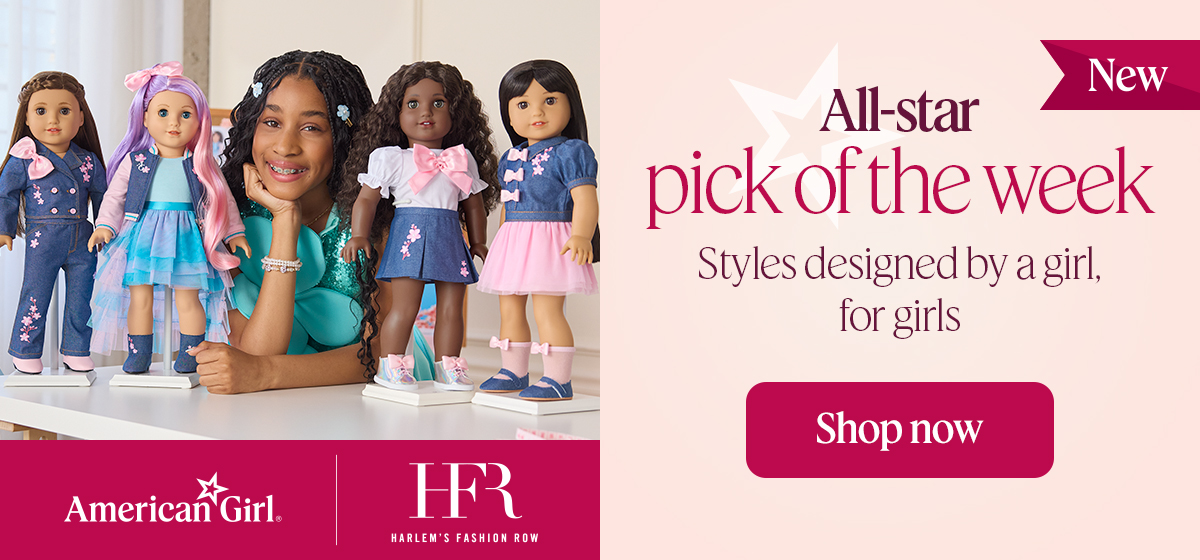 All Star Pick of the week. Styles designed by a girl, for girls. Shop now