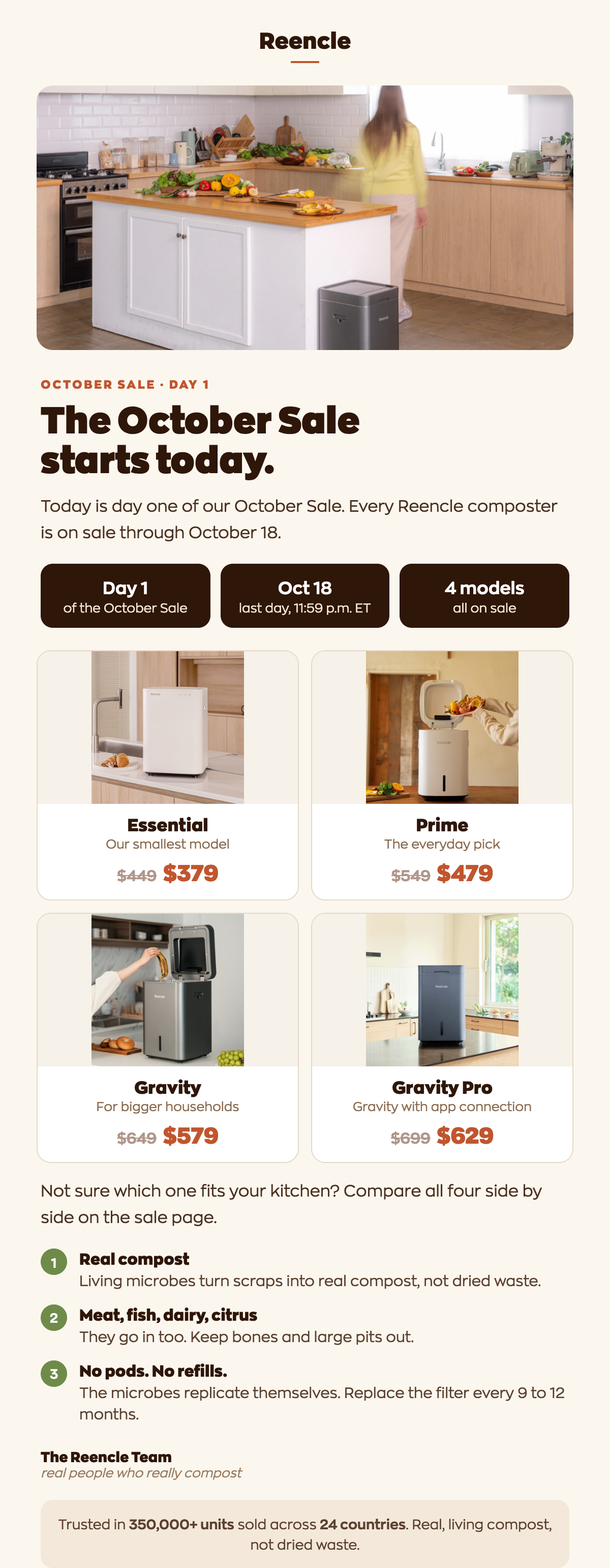 The October Sale starts today