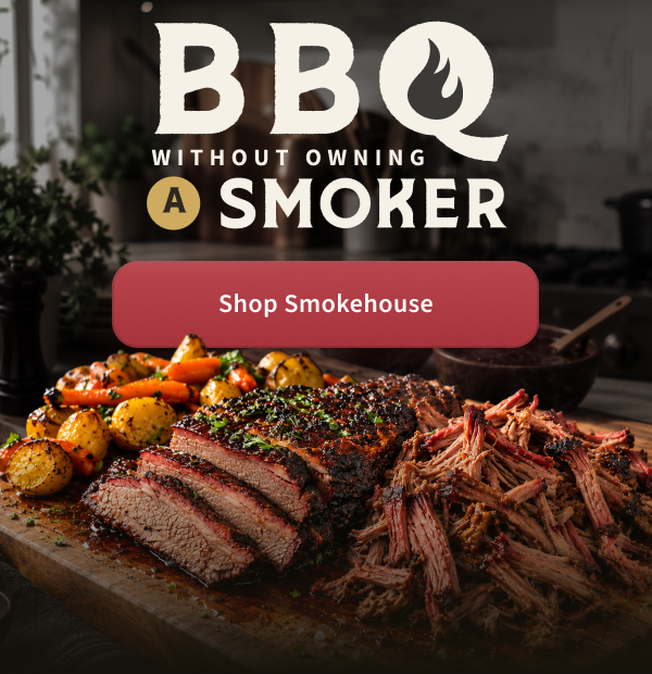 Fully cooked steaks, smoky BBQ and chicken. Delivered frozen on dry ice. Choose your favorites, then heat and enjoy.