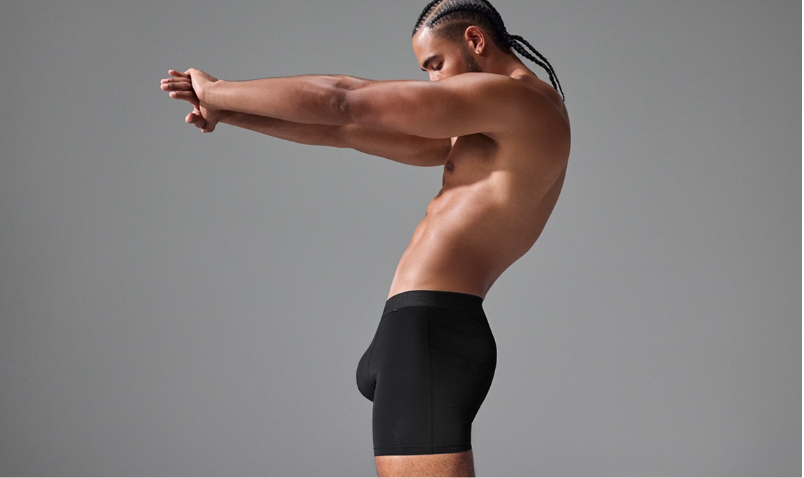 Pouchless underwear.