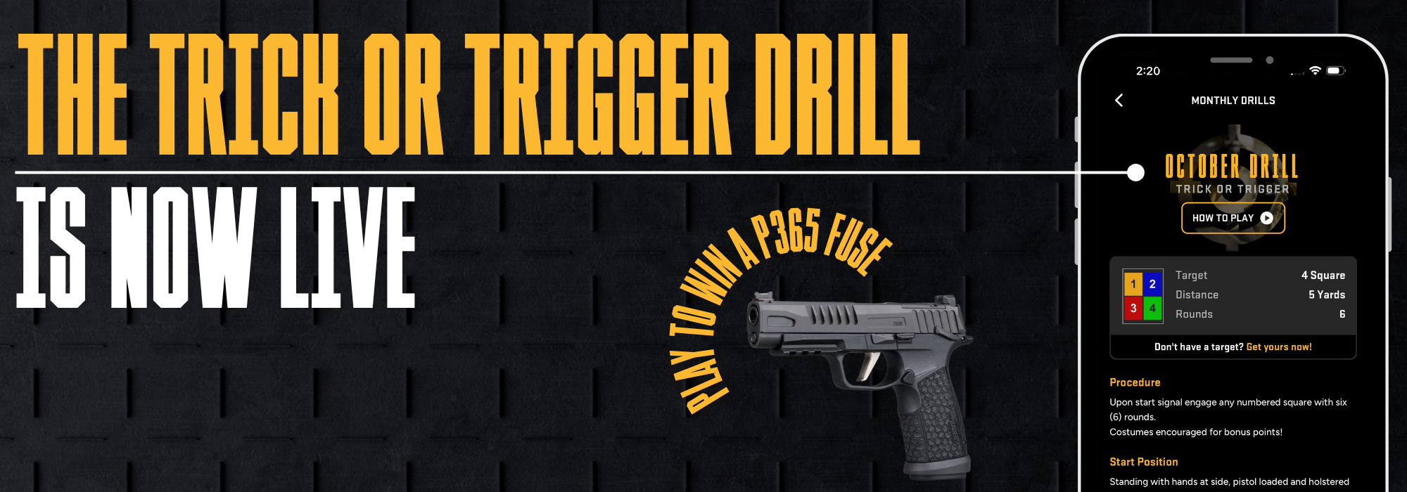 TRY THE MONTHLY DRILL
