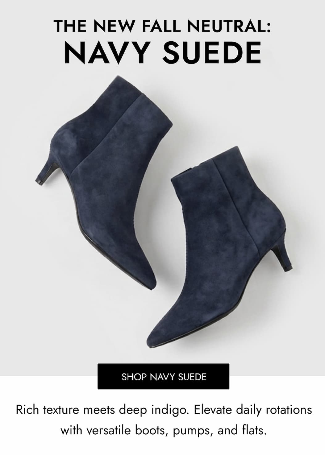 THE NAVY SUEDE 
