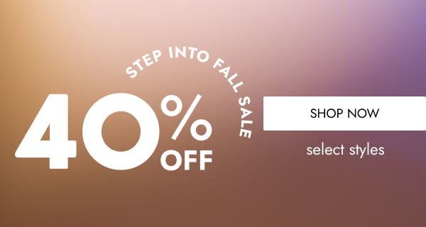 40% off Fall Sale 