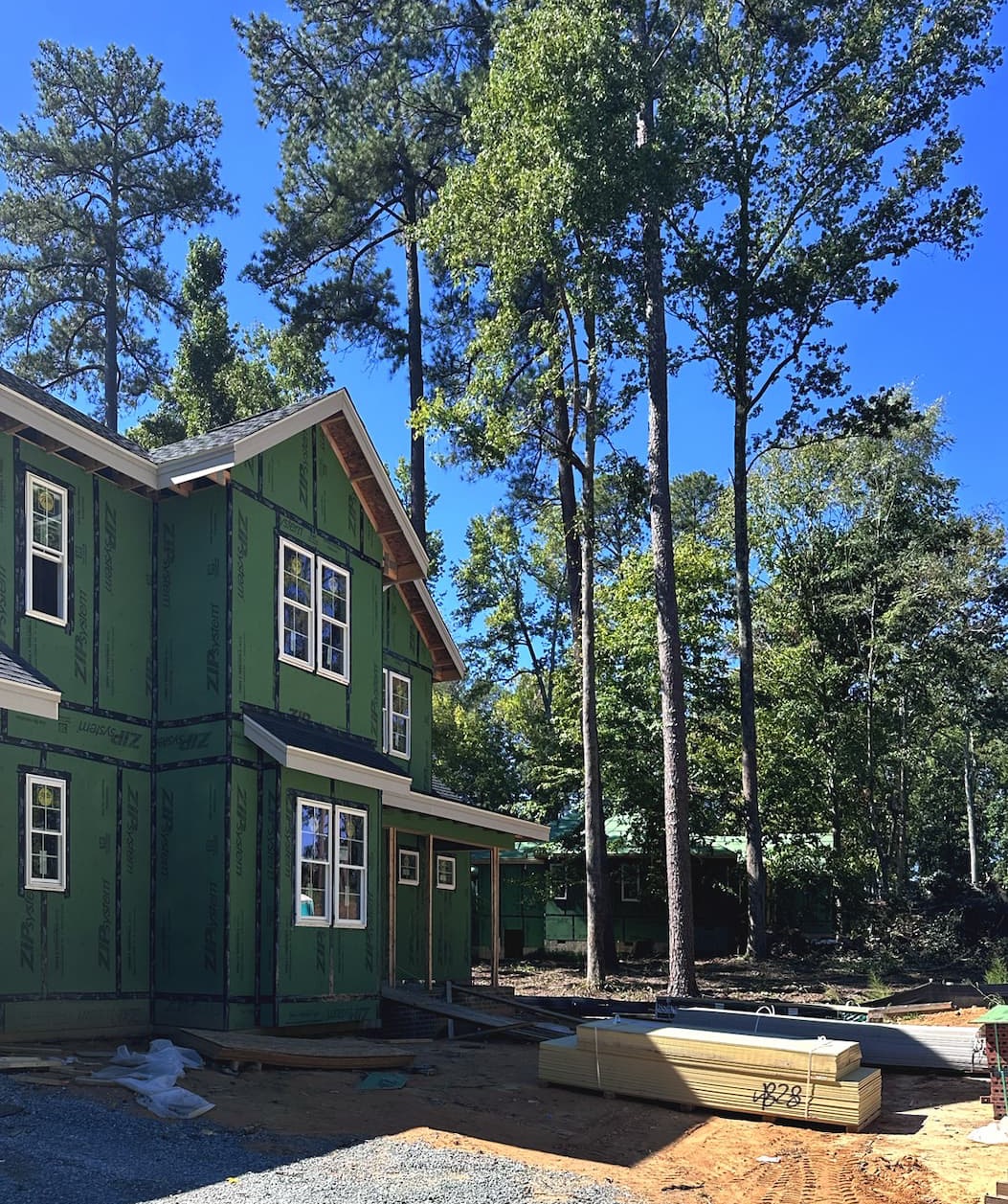 Multiple custom homes are underway in the peaceful Guilford circle. Take your pick from the few wonderful remaining home site options and not only plan your next dream home, but plan on a tranquil setting just minutes walk to the Village Center!