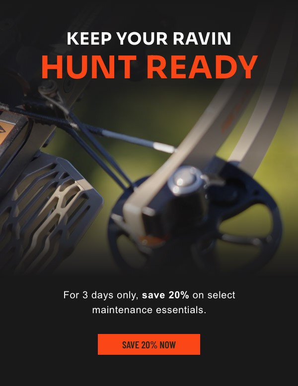 Ravin Crossbows (US): 72 Hours Only: Save 20% on Ravin Maintenance Gear