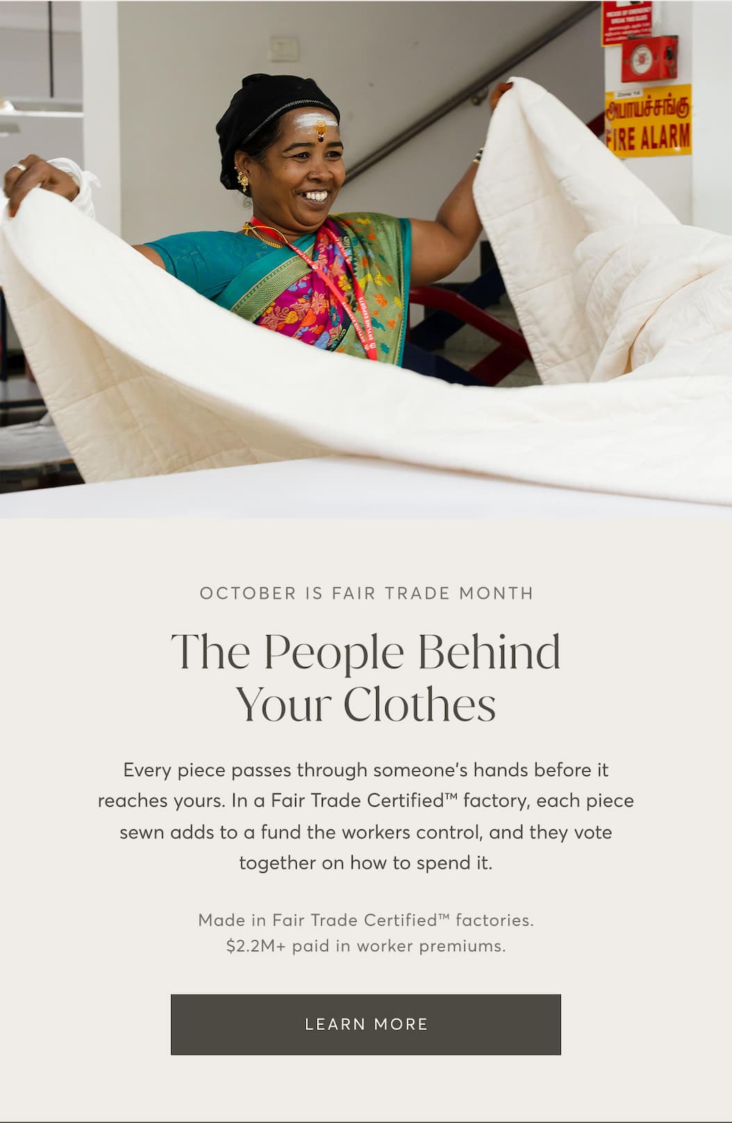 The People Behind Your Clothes | Learn more