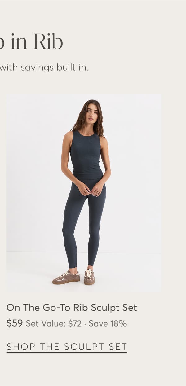 On The Go-To Rib Sculpt Set | Shop the Sculpt Set