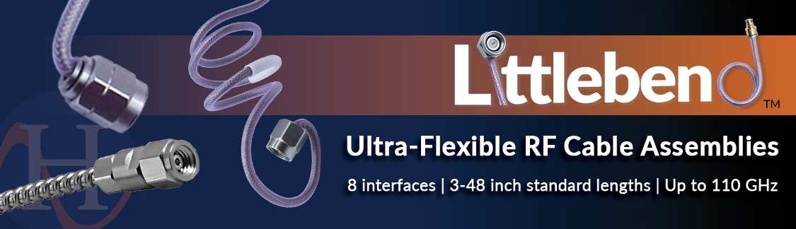 HASCO LittleBend ultra-flexible RF cable assemblies