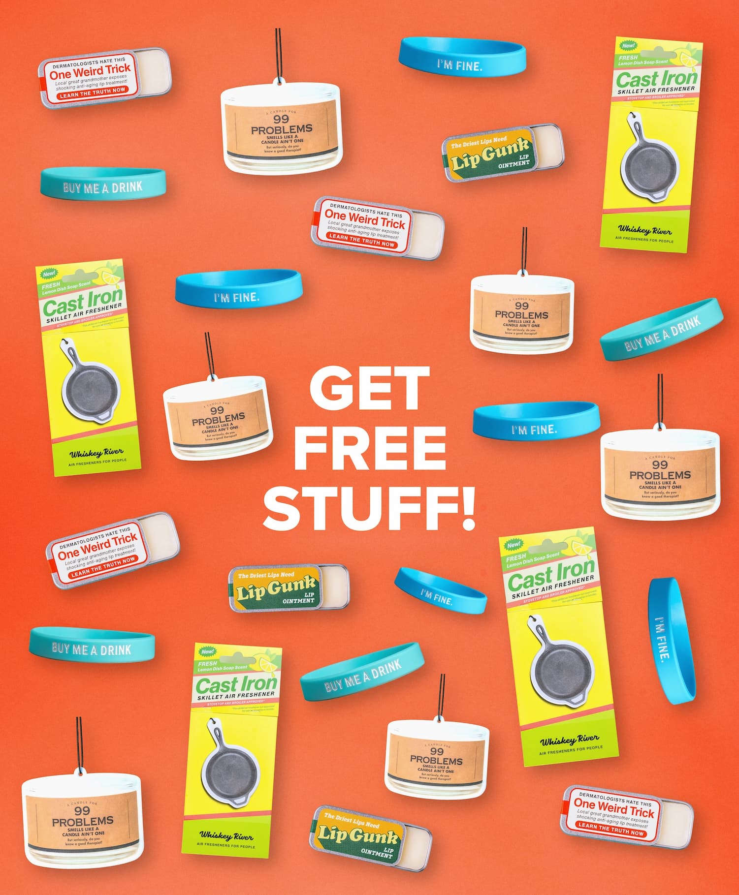 Get free stuff!