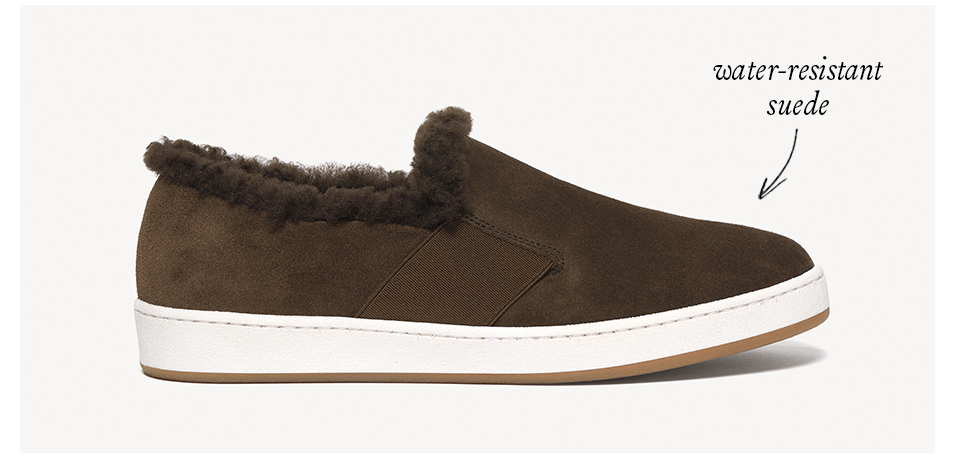 water-reistant suede 