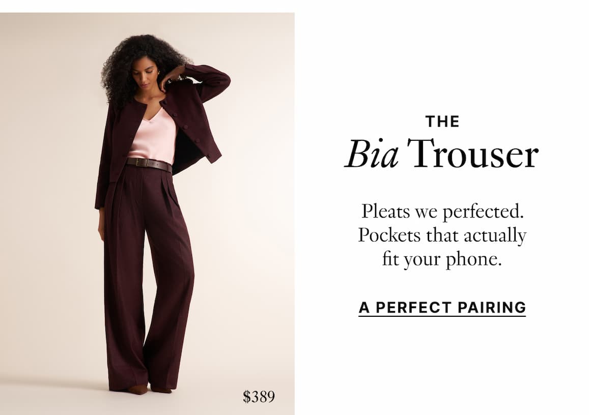 Bia Pleated Trouser