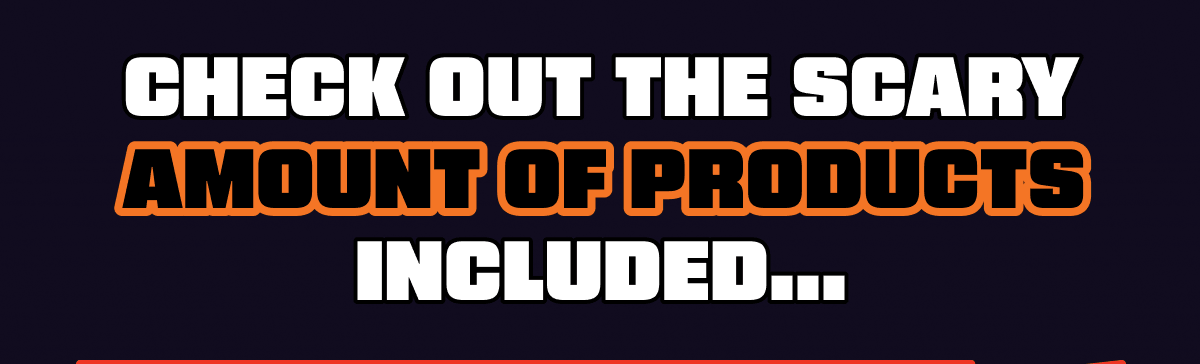 Check out the scary amount of products included...