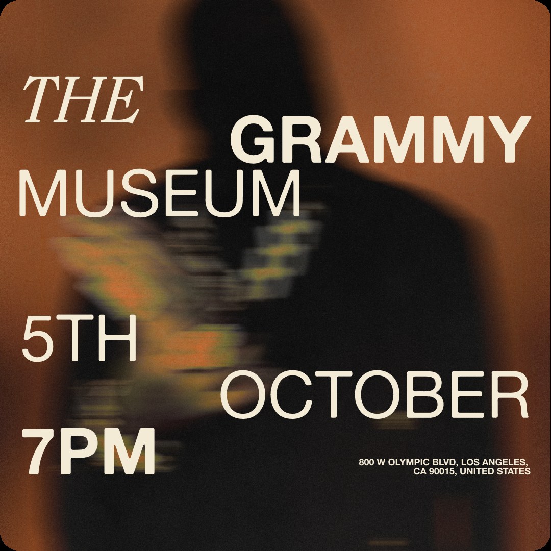 The Drop. The Grammy Museum, 5 October, 7PM.