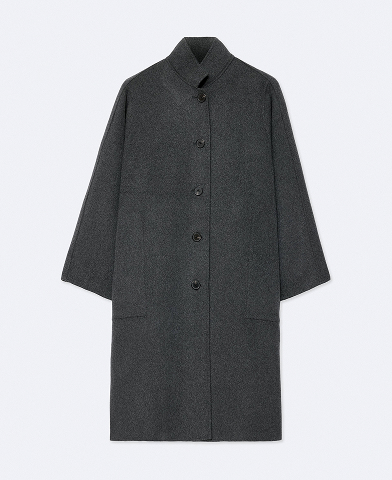 Effie Wool-Blend Cocoon Coat