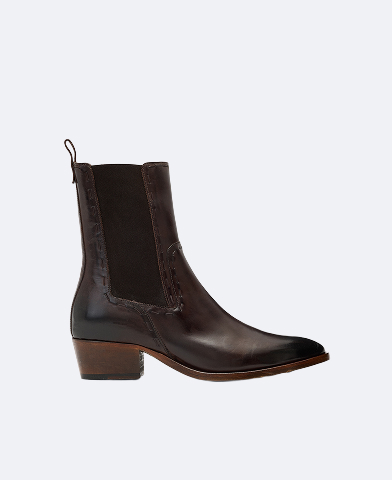 Jura Stitch Leather Chelsea Boots