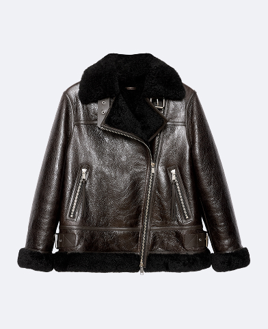 Sydney Oversized Shearling Jacket