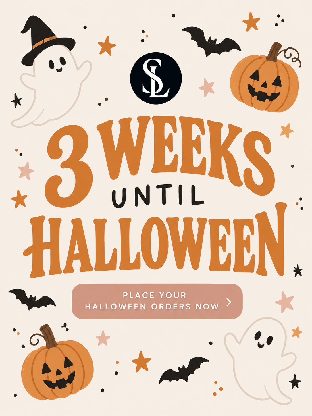 3 Weeks Until Halloween! Place Your Orders Now