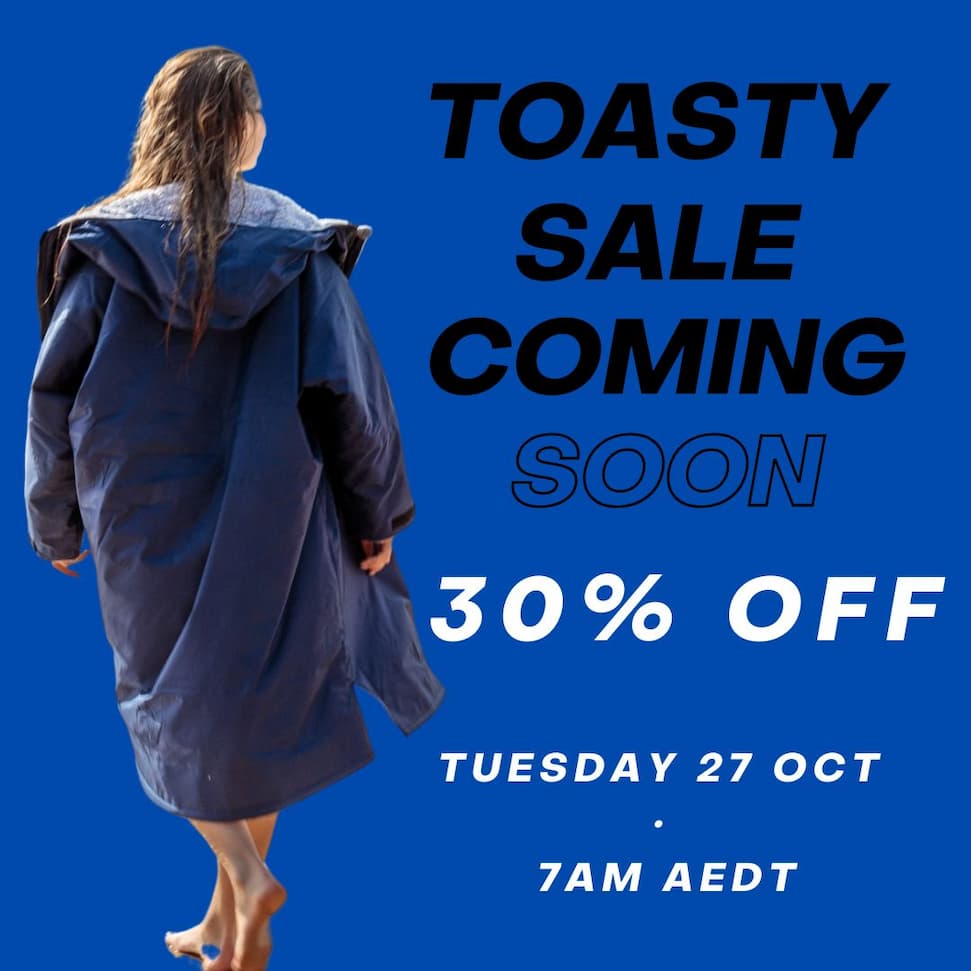 Toasty sale coming soon: 30% off, Tuesday 27 October, 7am AEDT