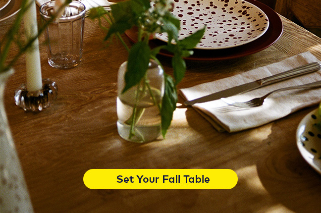 Set Your Fall Table