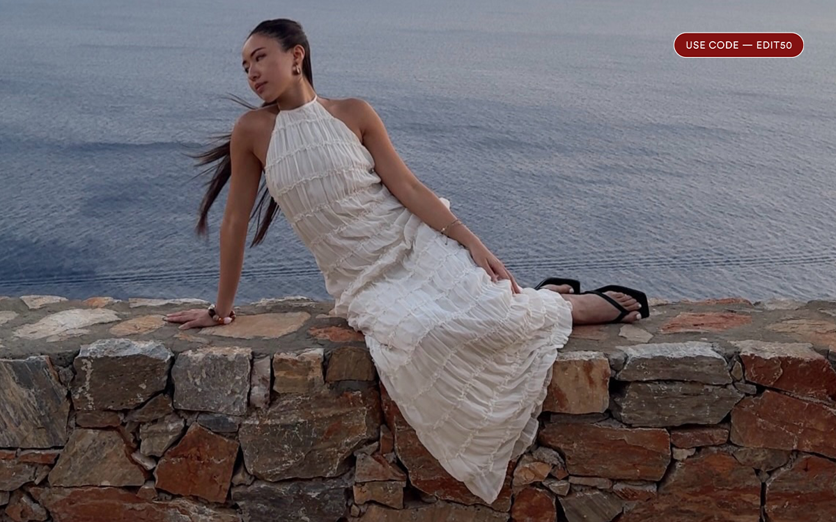@jericaliew wears Aullie Maxi Dress - White
