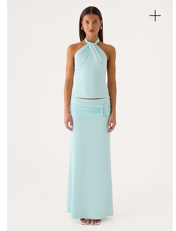 Rosanna Top + Maxi Skirt - Mint