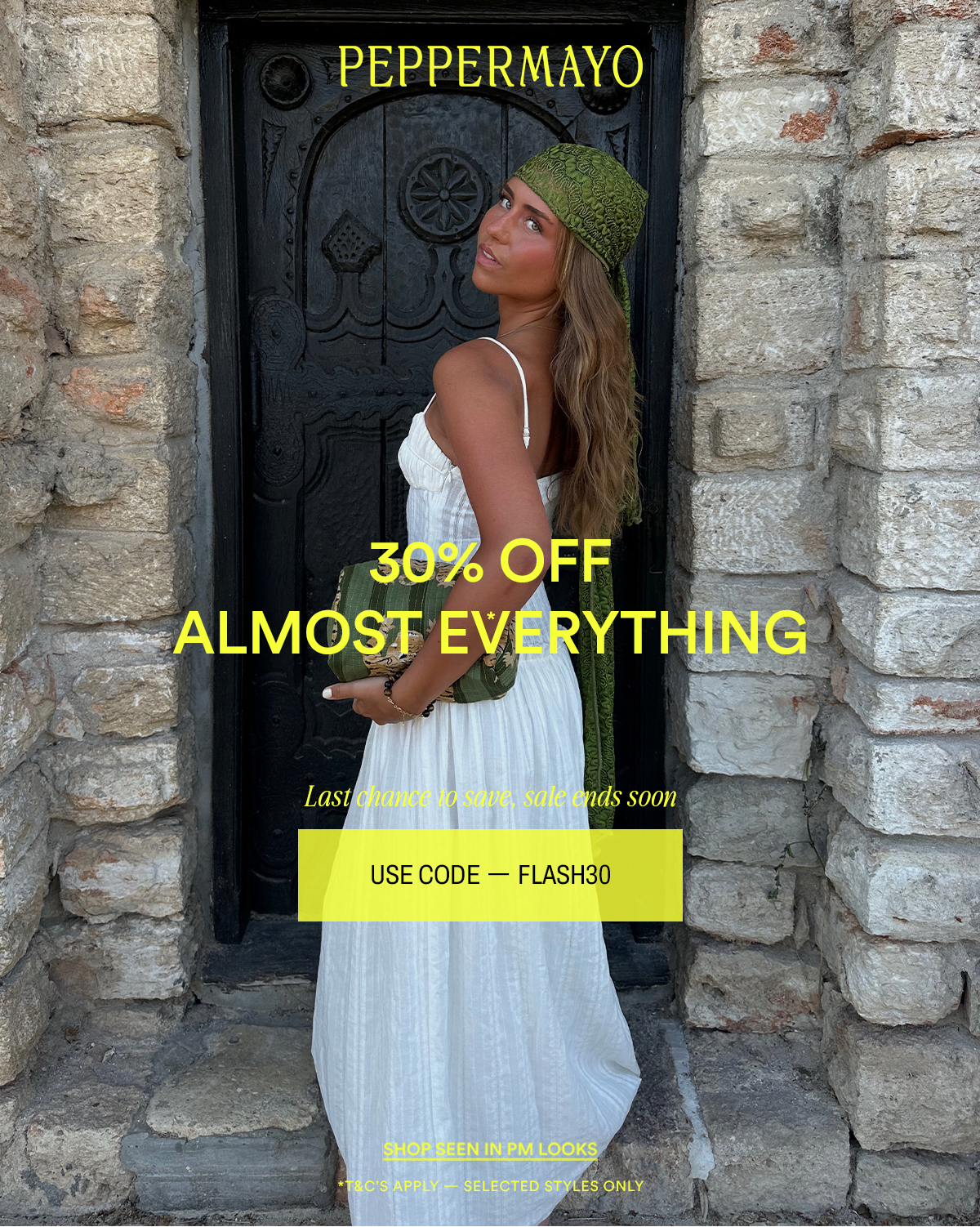 30% OFF ALMOST EVERYTHING