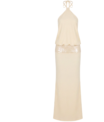 Marcie Halter Maxi Dress - Butter Yellow