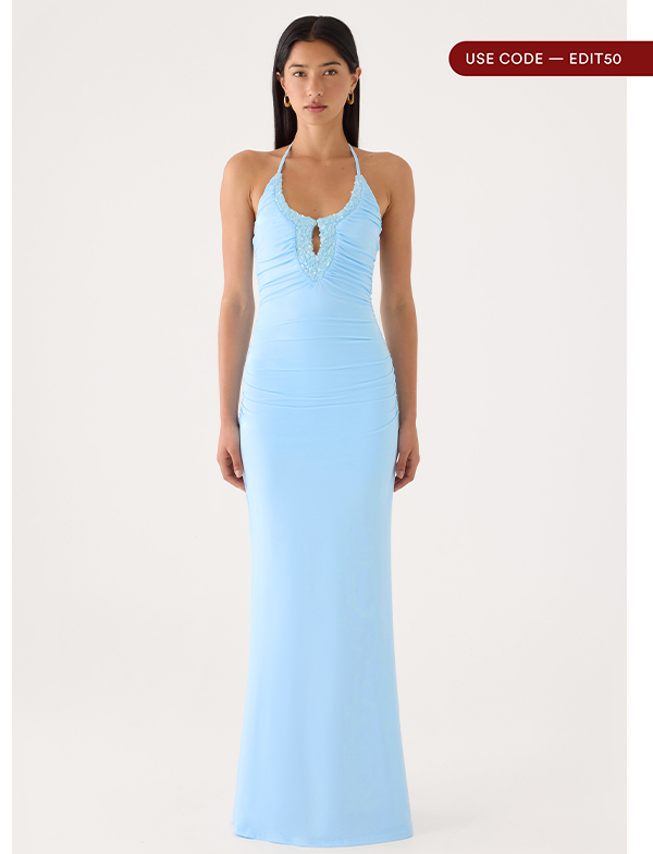 Aminata Maxi Dress - Blue