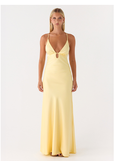 Sundowner Maxi Dress - Yellow