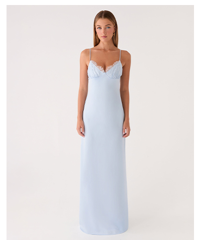 Sunniva Maxi Dress - Blue