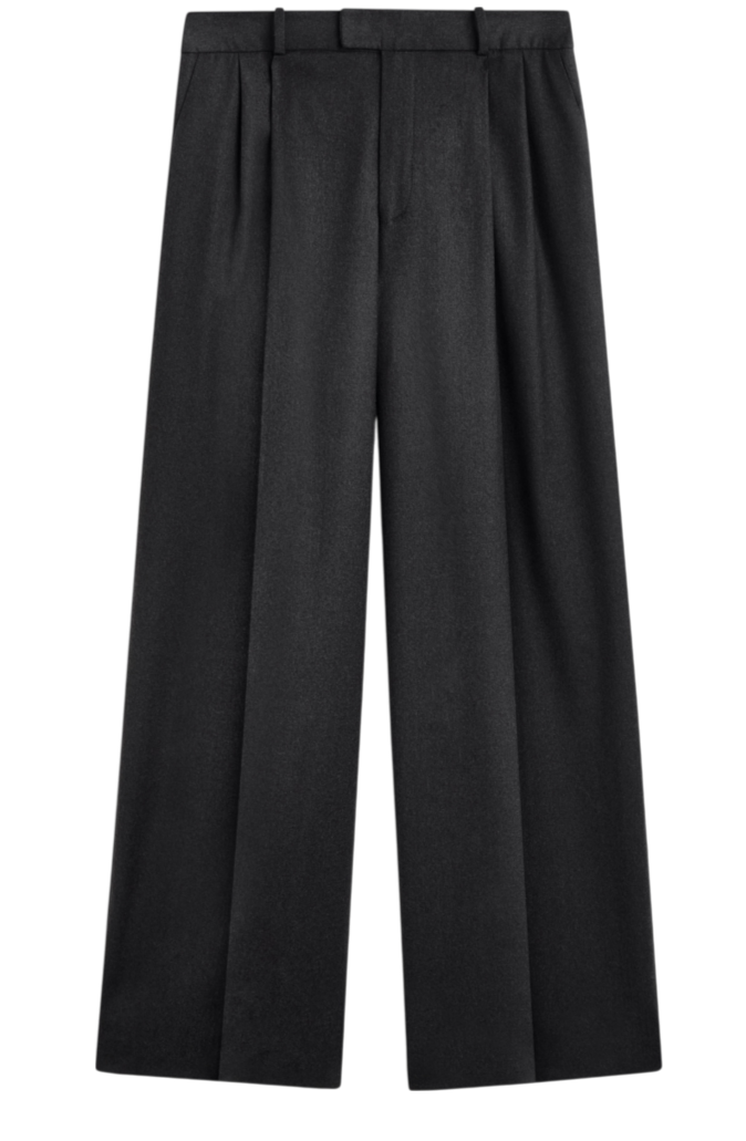 Rampling Trouser: Wool, Dark Grey