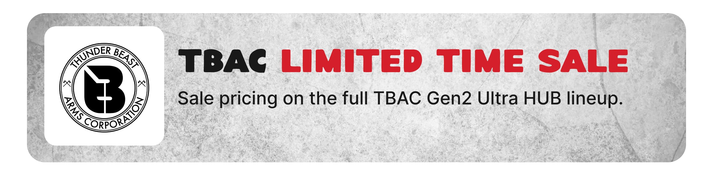 TBAC Limited Sale