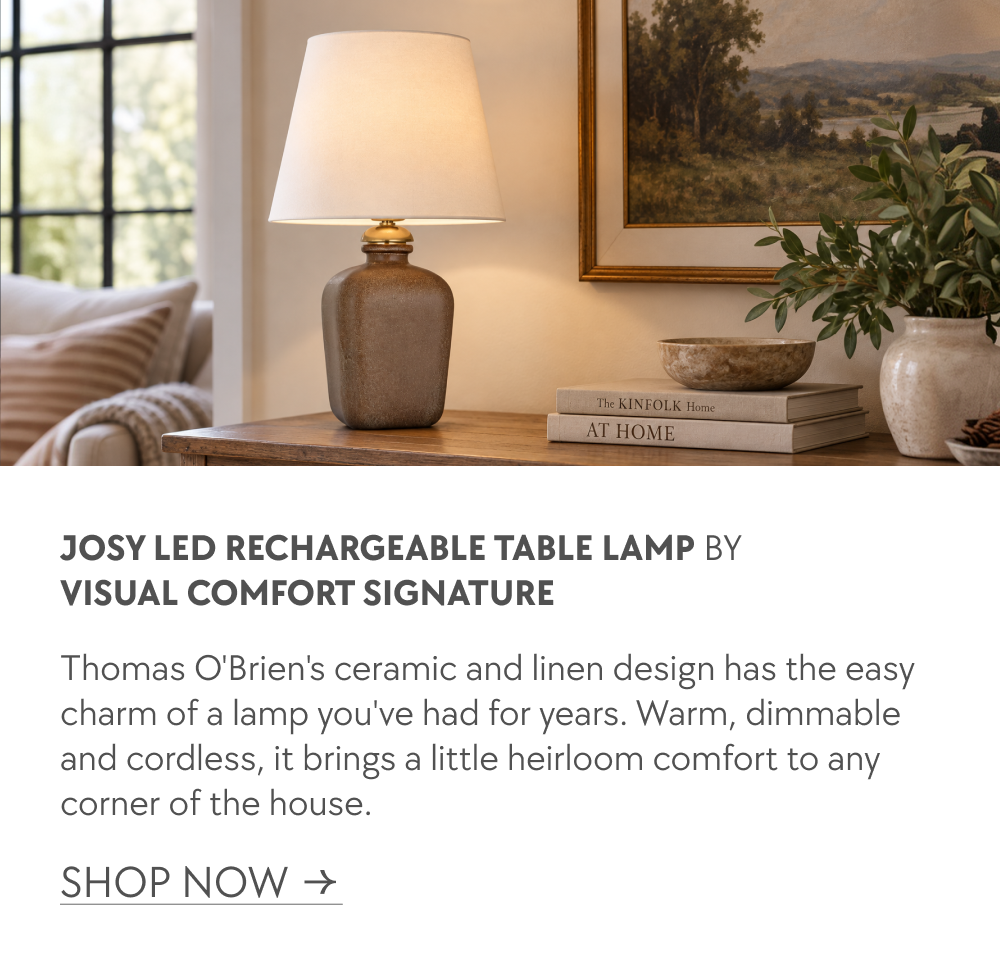 Josy LED Rechargeable Table Lamp by Visual Comfort Signature