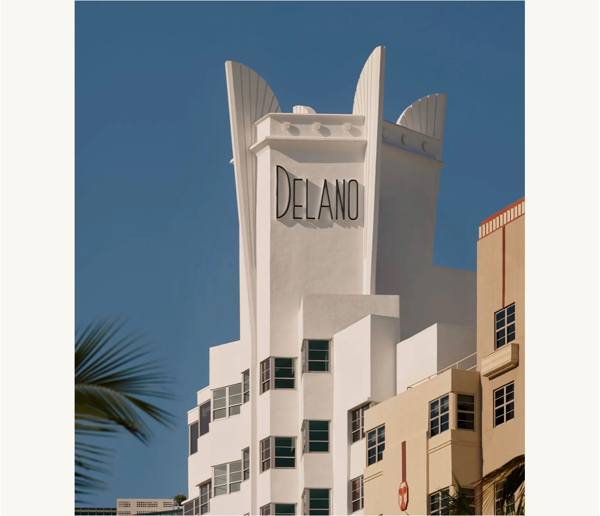Delano Hotel in Miami, Robert Swartburg