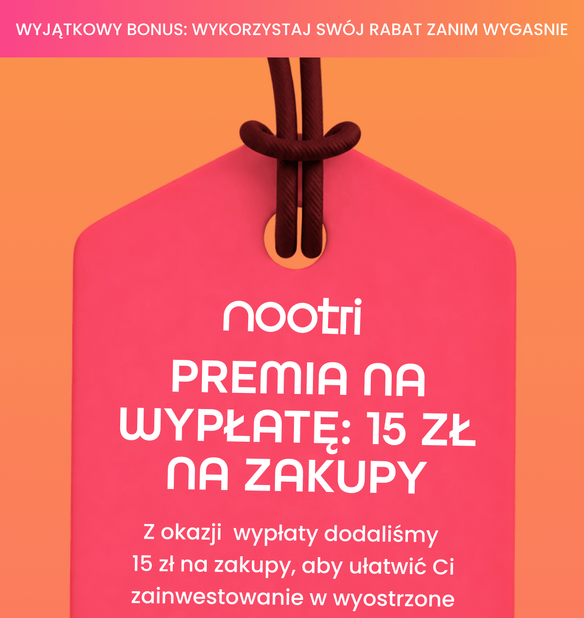  15 ZŁ NA ZAKUPY